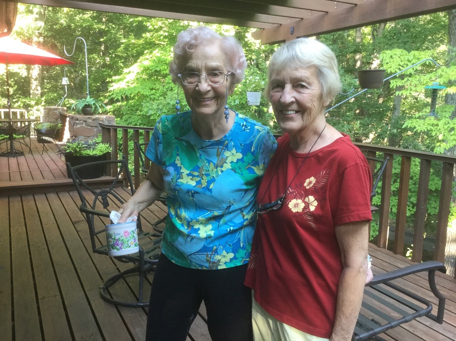 With sister Bona 2018