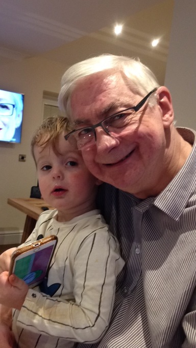 Keith with grandson Freddie