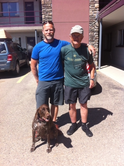 With Son-in-Law Cam and Mocha