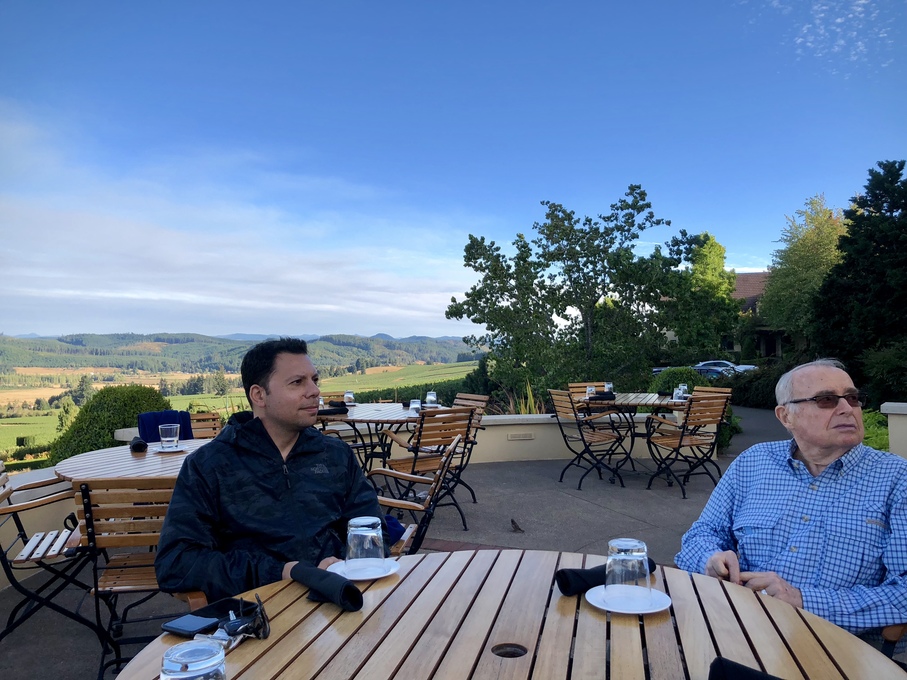 Dinner in Eugene Wine Country