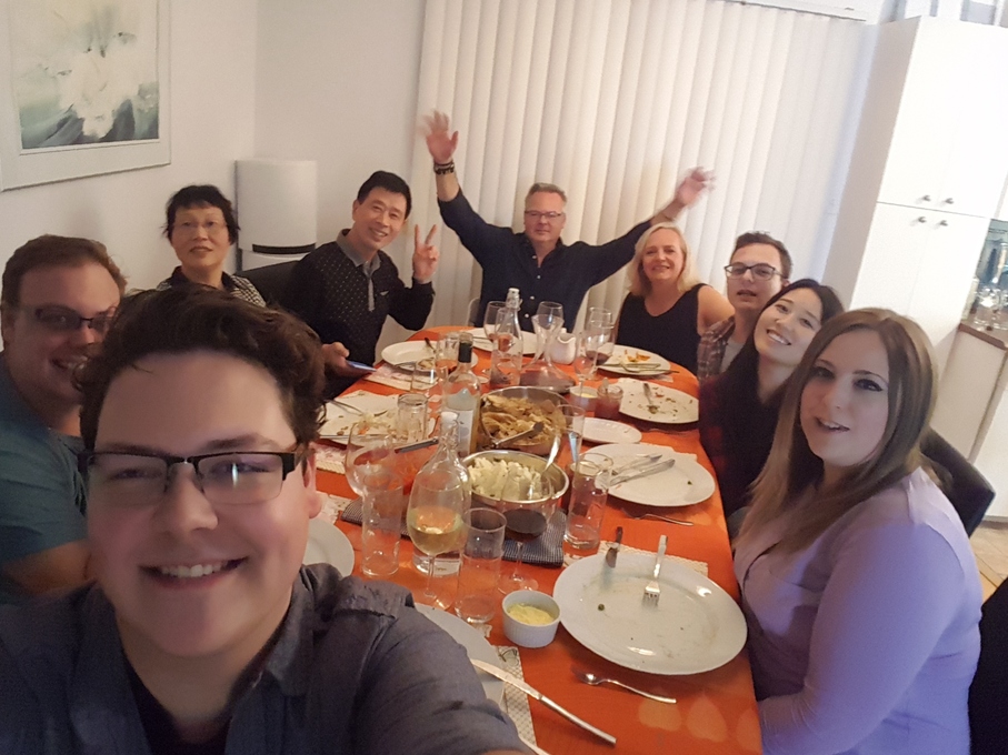 Visite des parents de Sunli