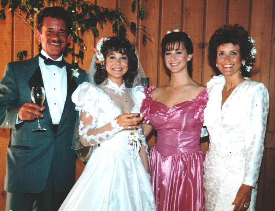 Karen's wedding 1986