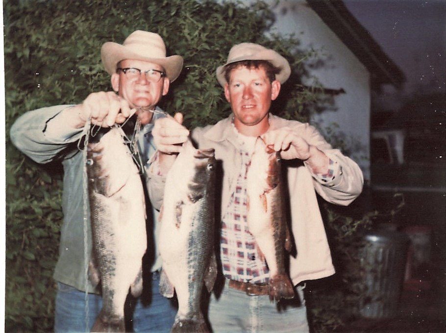 Latso (Howard's dad) and Howard 1972