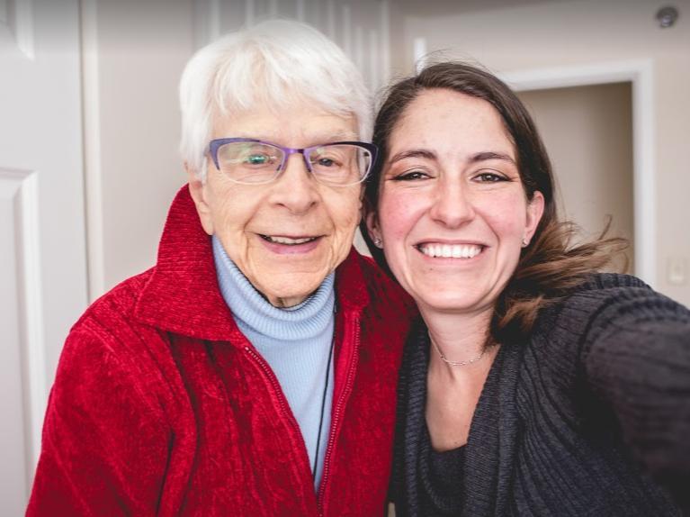 Grandma Liz and Briar Marie