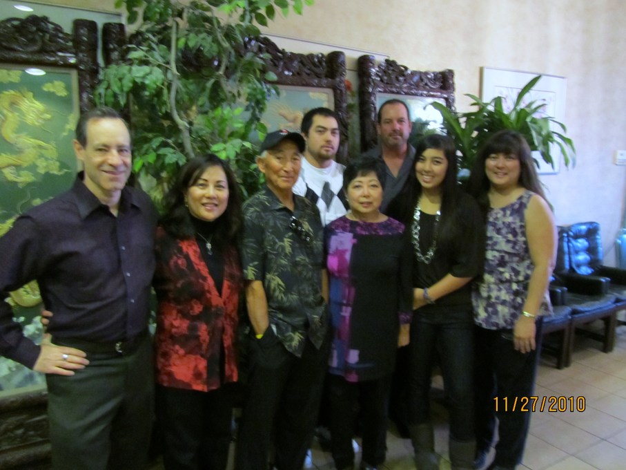 Carl and Jeanne with family at 50th Anniversary Party
