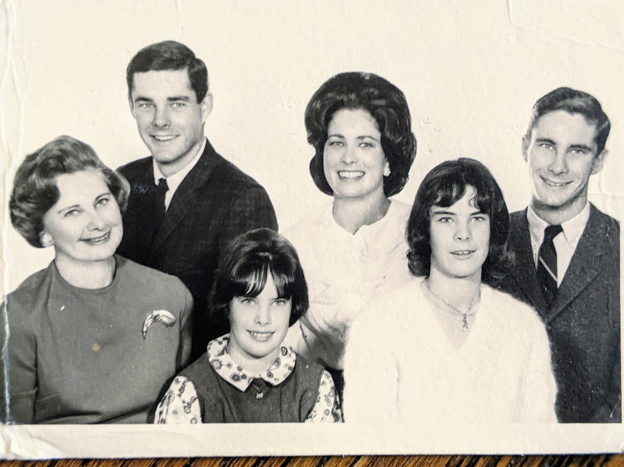 Rita Fitzpatrick and her five children: Sharon, Dennis, John, Ciel and Maureen