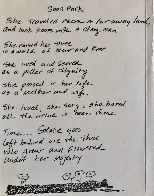 Ken's cousin's touching tribute to Soon