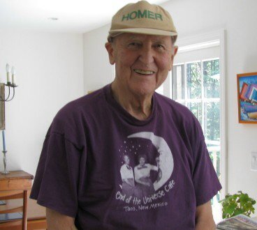 Sporting the Homer Hat 