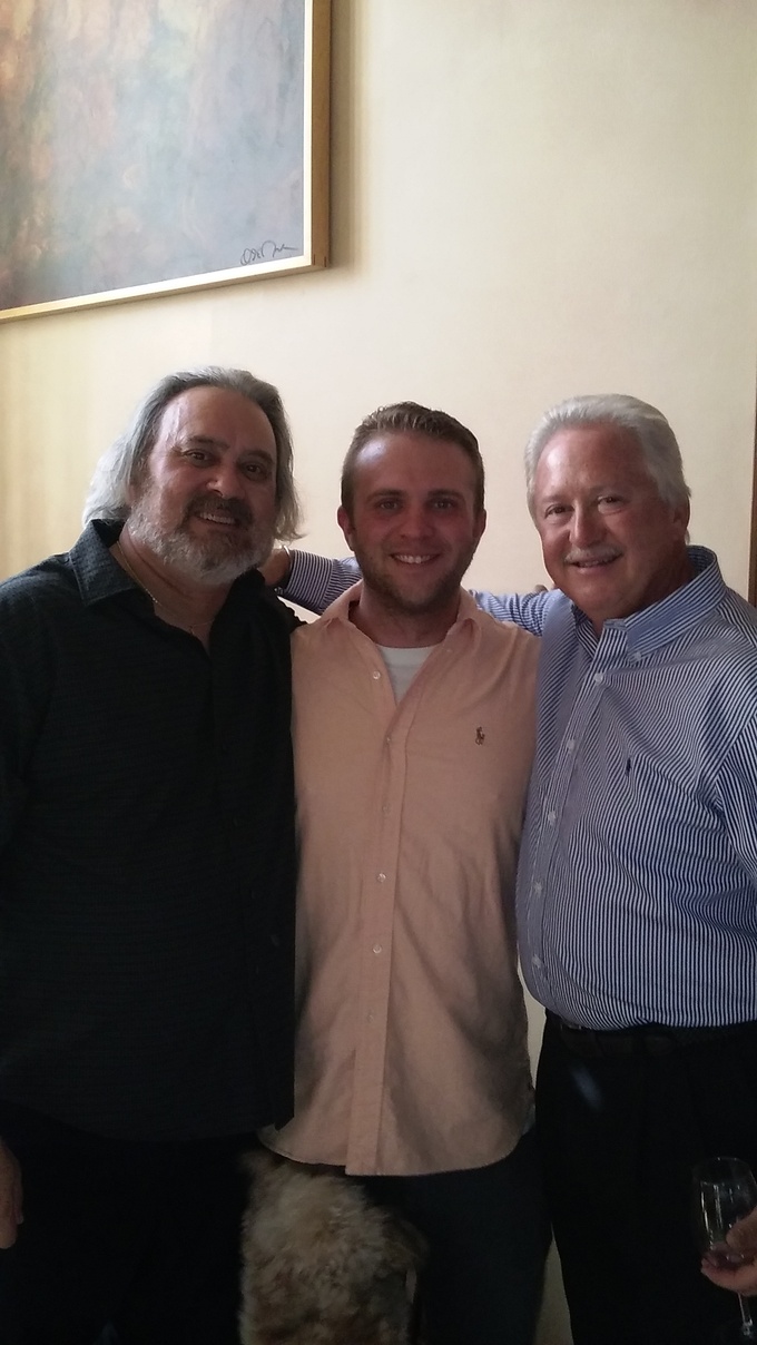 Trevor with his two Dads