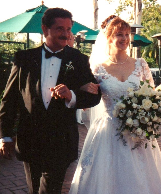 Down the aisle with daughter #2