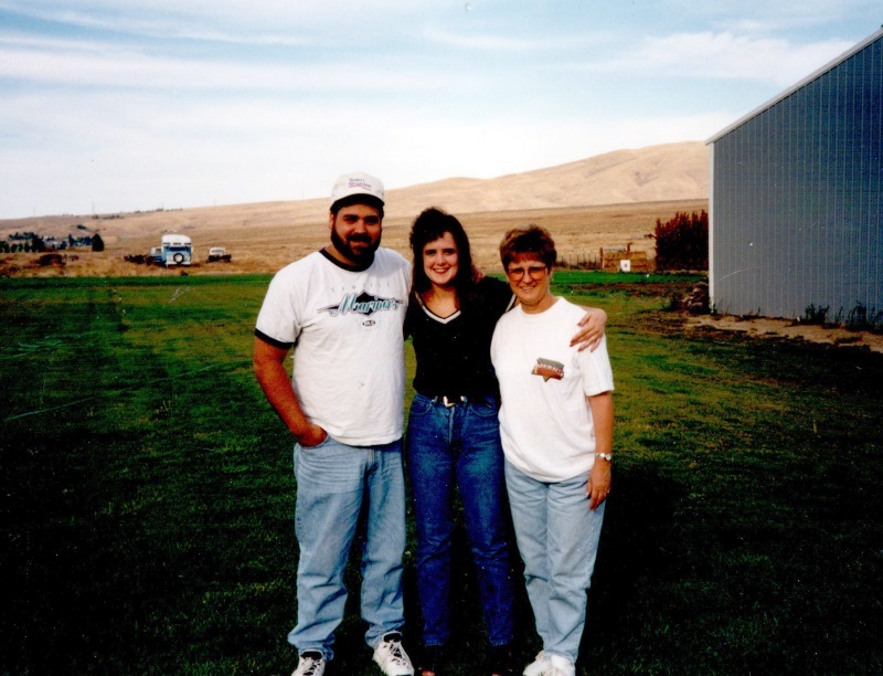 Sandi with daughter Kristi and son Ken