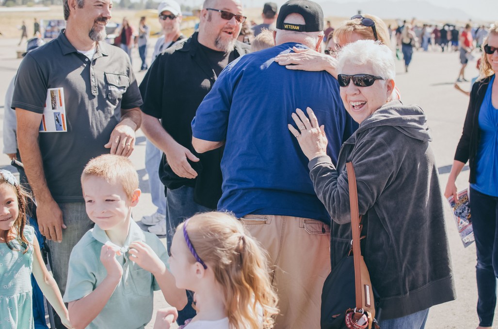 Dalia surprising George for his 70th