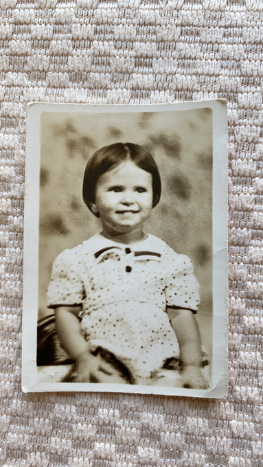 Georgianna as a child