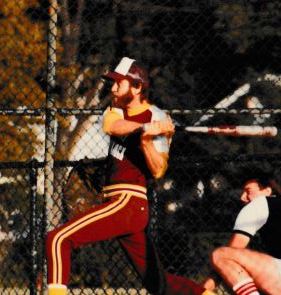 Don Playing Baseball