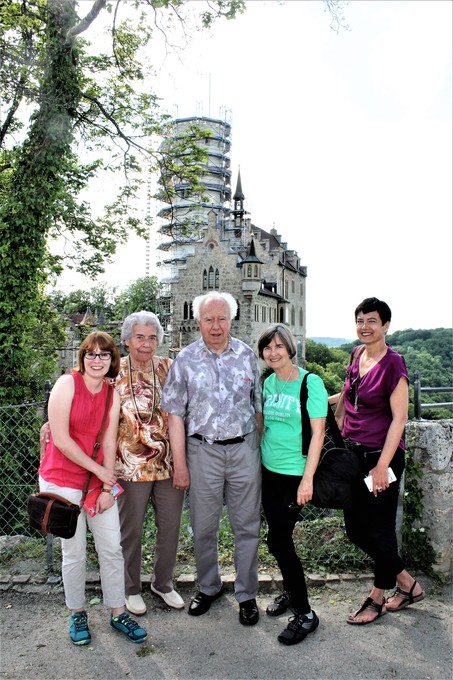 Visiting the German family