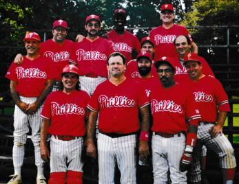 Don Playing Baseball