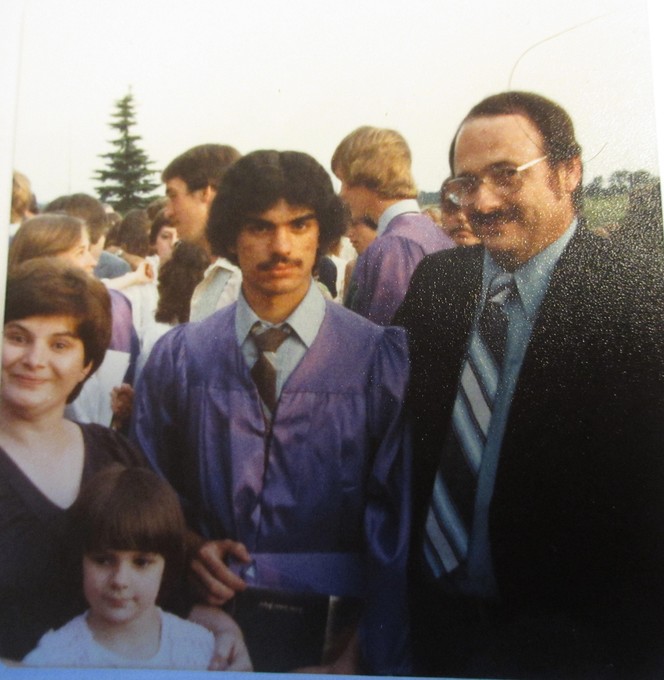 Jeff's High School graduation 1981