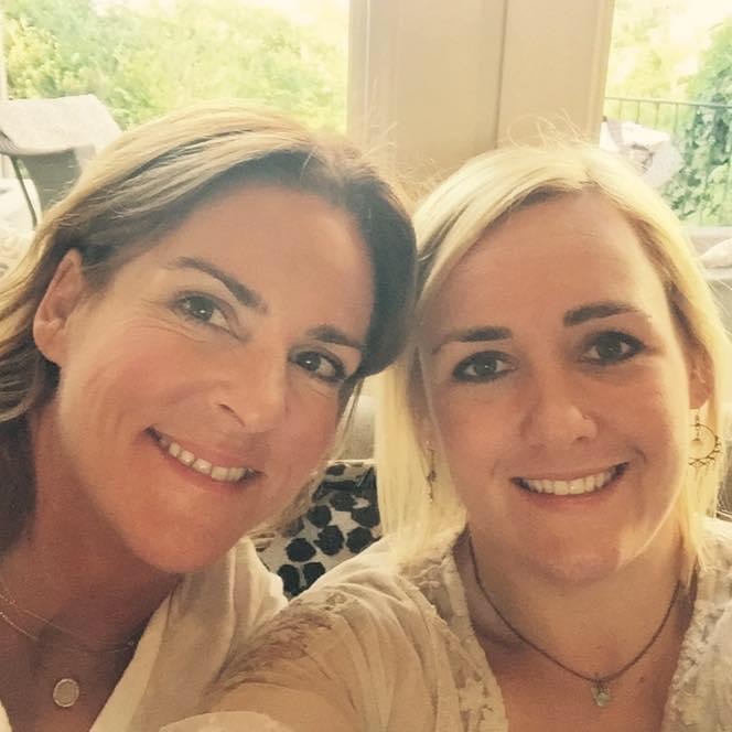 Helene (mom) and Jessica (daughter)