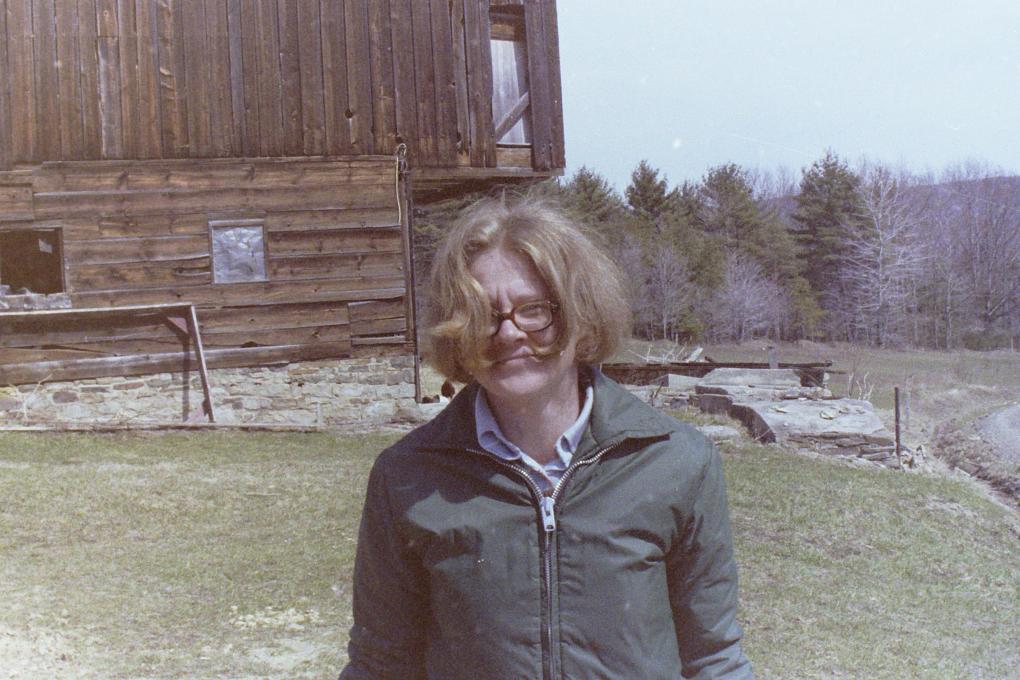 Nancy at the farm in Port Matilda