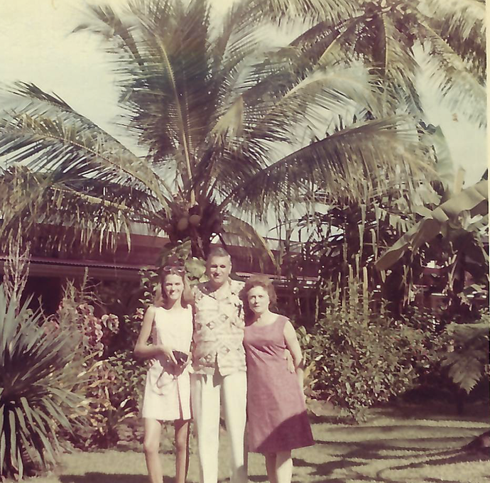 Sue Ellen, Fred, and Josephine in American Samoa