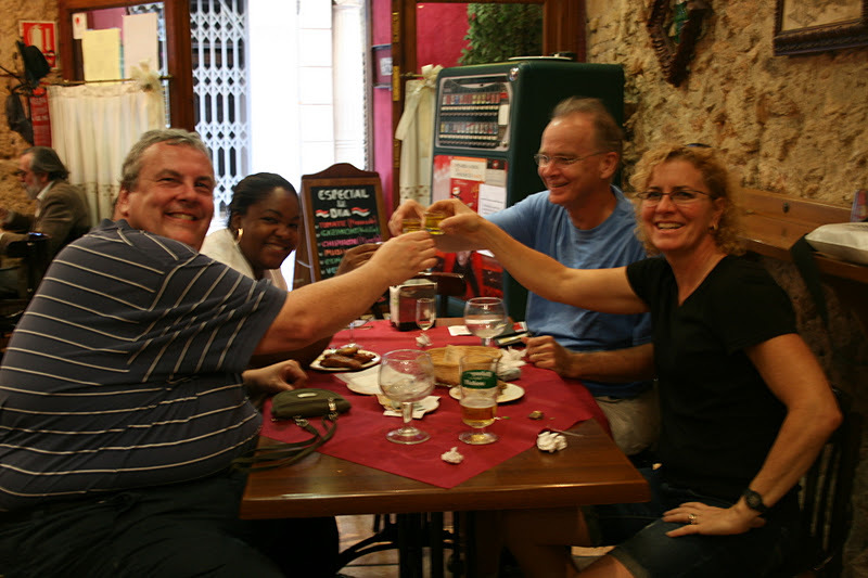 Mike and Lori in Italy with their friends Mike and Leah - 2010 