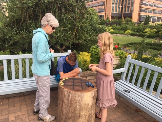 Ann with grandchildren, Jack and Madeline