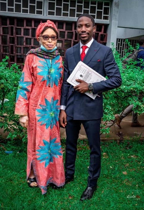 With nephew Dr. Forbang Ako