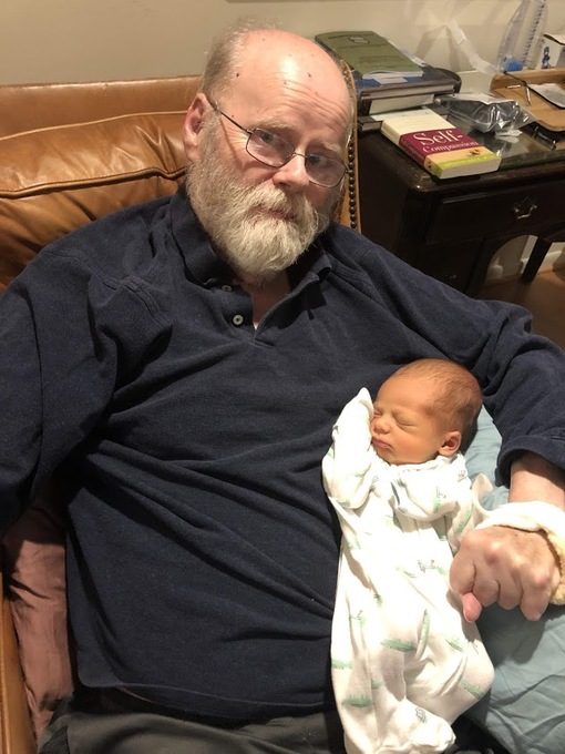 John with his grandson John ("Jack") 