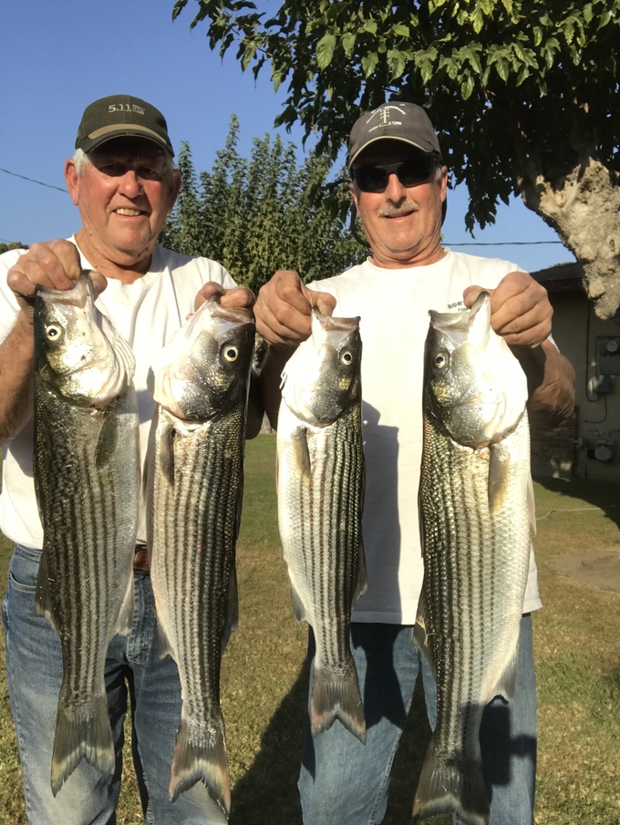 Howard with one of his best fishin' buddies, Aaron's father-in-law, Greg Allec
