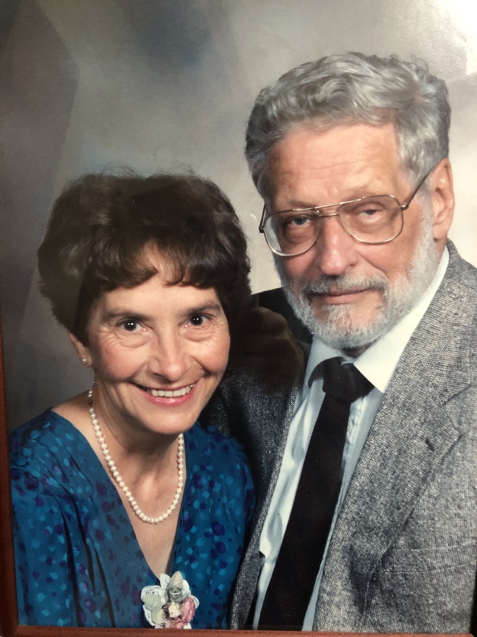 With beloved husband Jerry