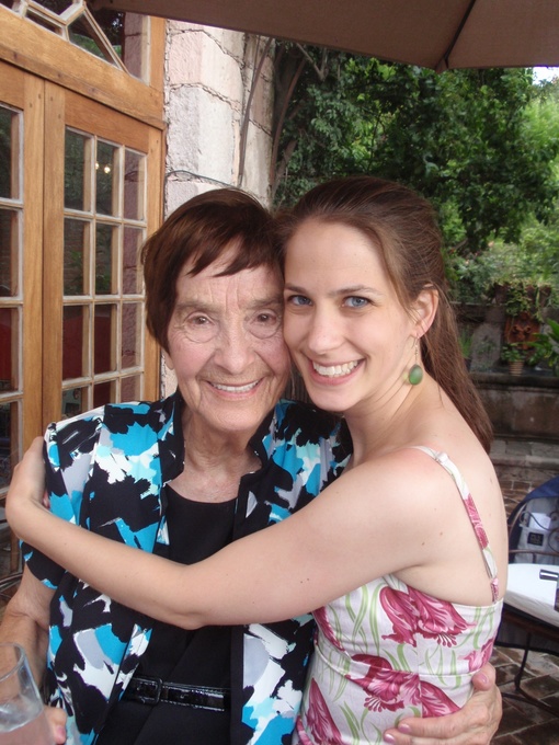 With granddaughter Jessica 2014