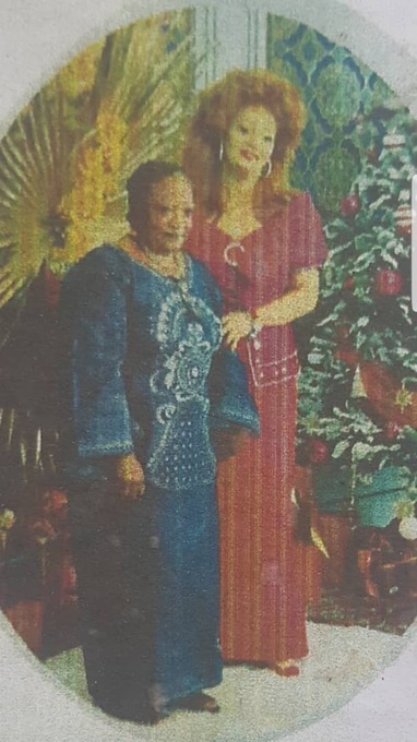 Senator Agnes Mbongo Nokuri Mambe with First Lady Chantal Biya