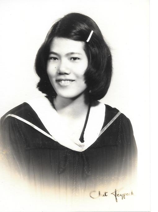 High School yearbook photo, 1975