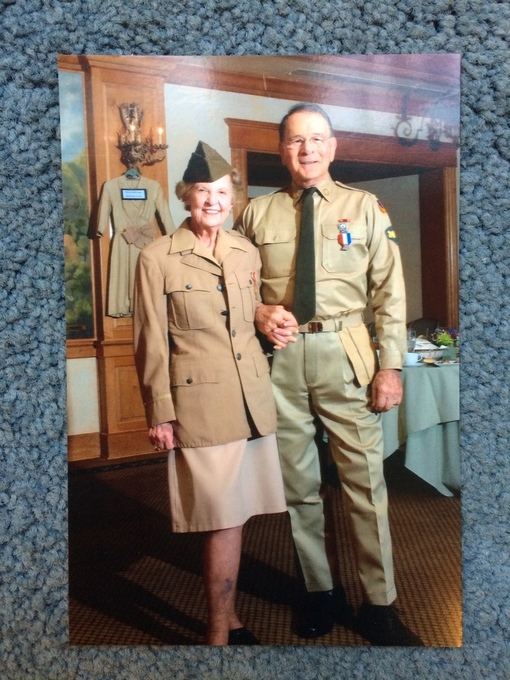 Peter in his *SAME US Military outfit* 55+ years later!  at Fashion Show that Mom hosted at SGCC. (2011) 
