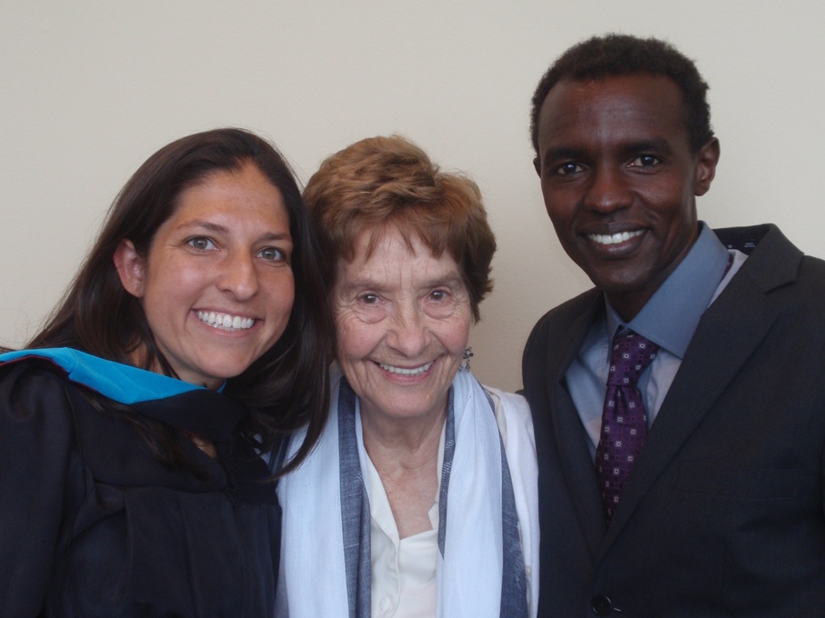 At granddaughter Shenan’s graduation from the Clinton school