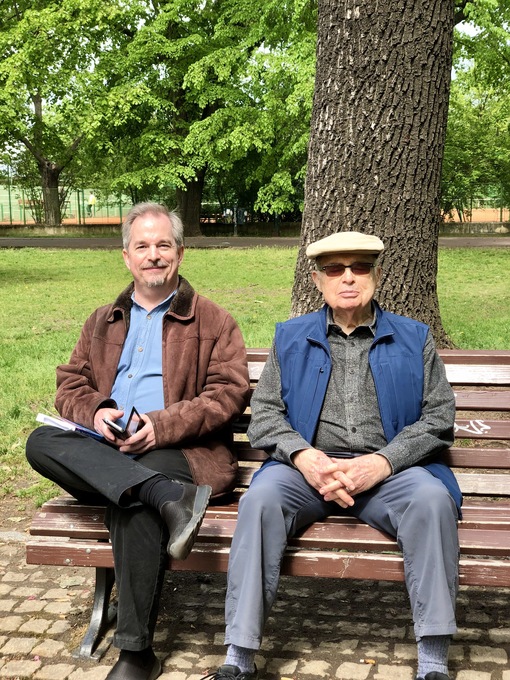 Evan and David in Prague