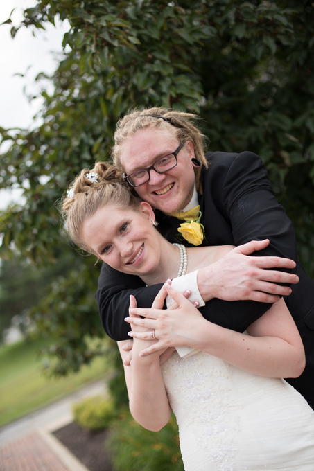 Obviously, a wedding picture.
