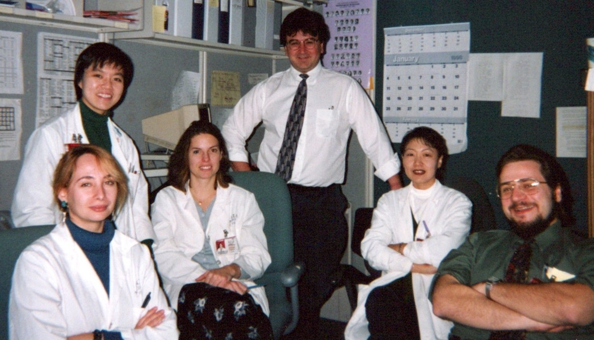 Residents and Fellows in the Reading Room 1990s