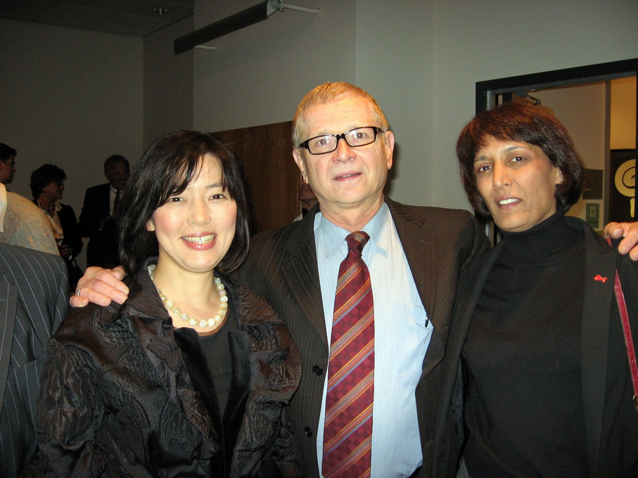 Noriko, Larry and Jyotsna