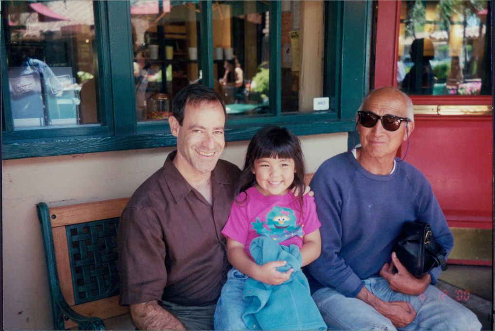Carl with Chuck and Taylor in 2000