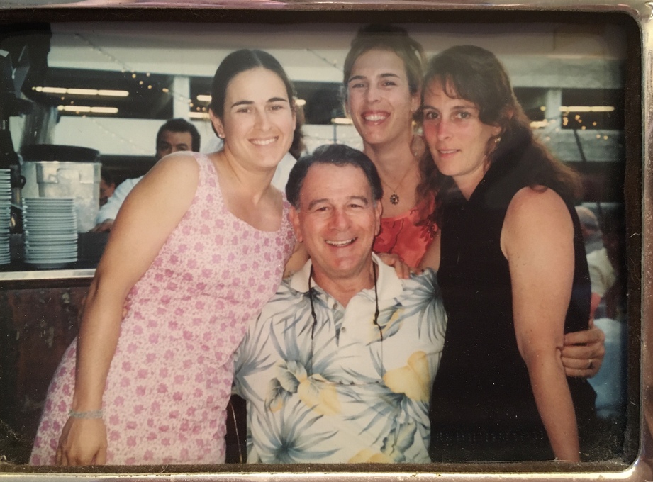 Father's day dinner at Santorini Restaurant in Pasadena.  (late 2000s)