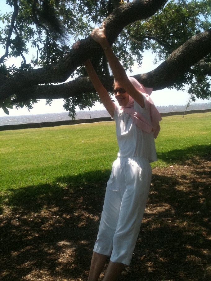 Lakefront visit with Patty