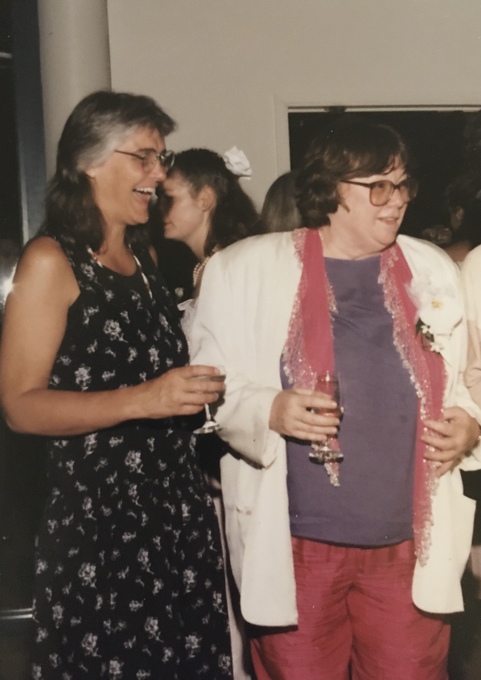 Ann with Patty (Dave & Lisa's Wedding, 1992)