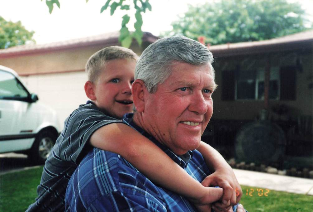 Grandson Lane Branch and Grandpa Howard