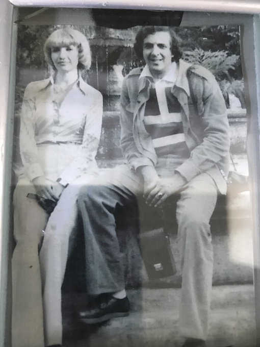 Gloria and Douglas in California in the 70's