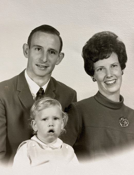Charles, Karen and Bill as a baby