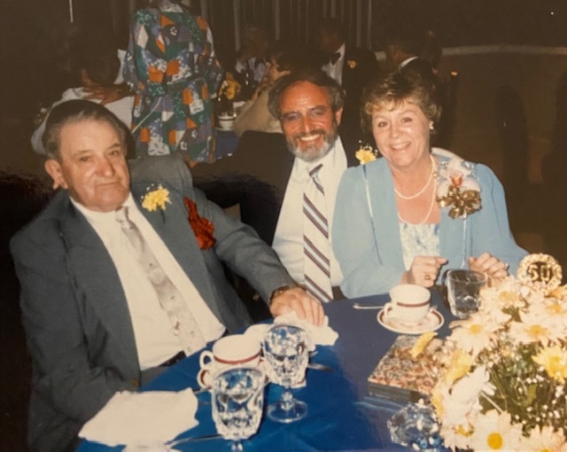 Aj with Dolly and his father "Tots"