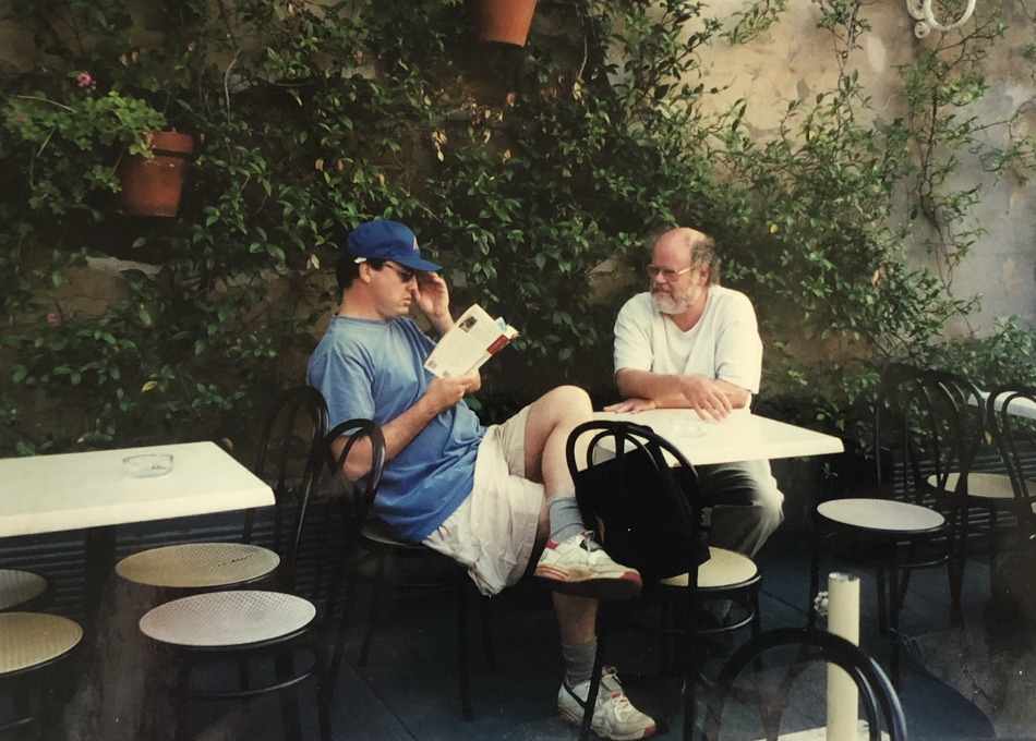 John and Matthew in Italy