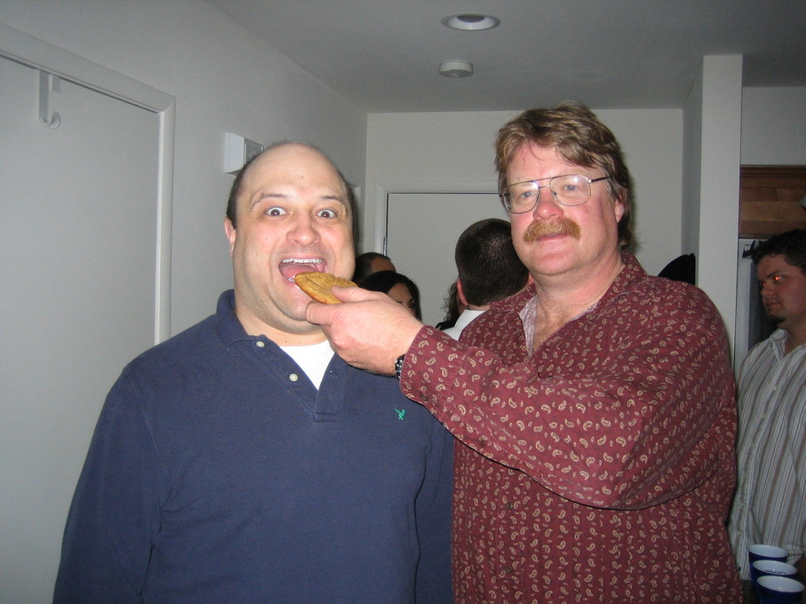 Ken and Mark, New Year's Eve 2004