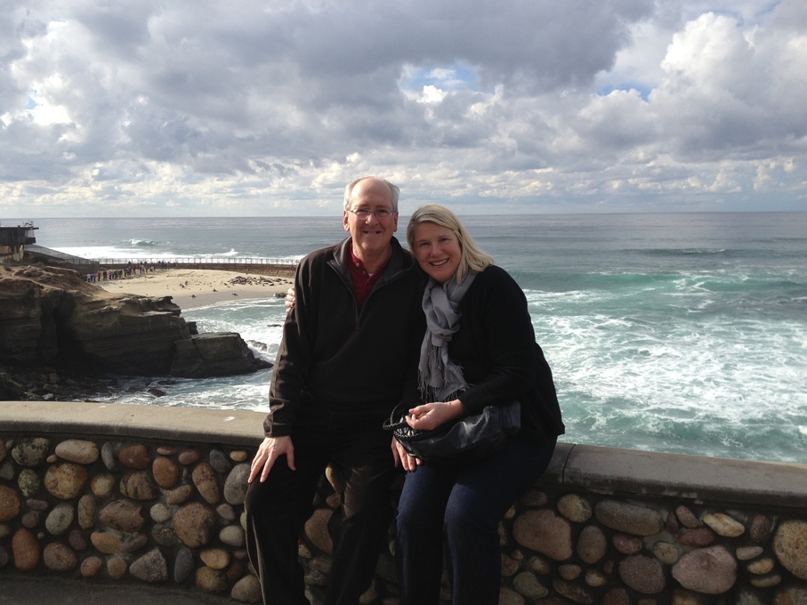 Peter and Betsy in California